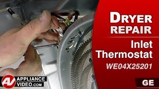 GE Dryer: Damp Clothes at the End of Cycle - Inlet Thermostat Repair and Diagnostic