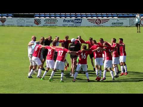 Radość drużyny STRAŻAK SOŚNICA, po wygranym meczu z PIAST II TUCZEMPY