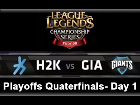 H2K vs GIA EU LCS Summer - Playoffs Quaterfinals D1 - Game 3 | H2K - Giants Gaming