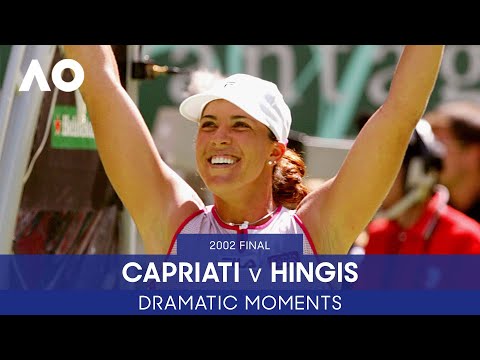 Capriati Saves FOUR Championship Points to Win! | Capriati v Hingis | Australian Open 2002 Final