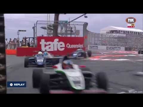 Goddard Crashes Race 2| Formula 4 - Gold Coast 2015