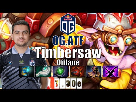 Timbersaw Offlane | OG.ATF | THE BEST TIMBERSAW PLAYER BULLY ENEMY CARRY | 7.30e Gameplay Highlights
