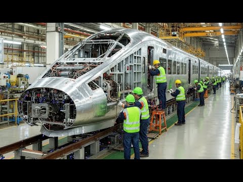 Inside the Japanese High-Speed Rail Factory: From Precision to Perfection | Start to Finish 🇯🇵