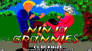 [Amstrad CPC] Ninja Grannies - Longplay