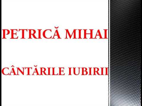Petrica Mihai AUDIO - Nu ma satur sa privesc