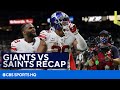Giants Upset Saints in OT Recap and Analysis | CBS Sports HQ