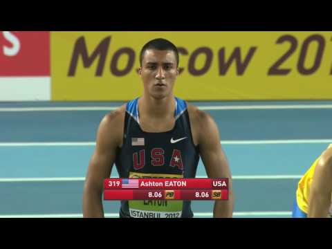 Istanbul 2012 Competition  Heptathlon Morning Session   Ashton Eaton USA