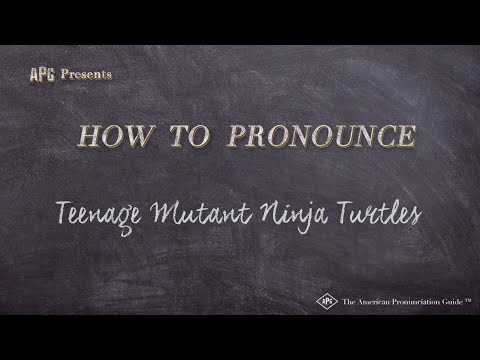 How to Pronounce Teenage Mutant Ninja Turtles (Real Life Examples!)