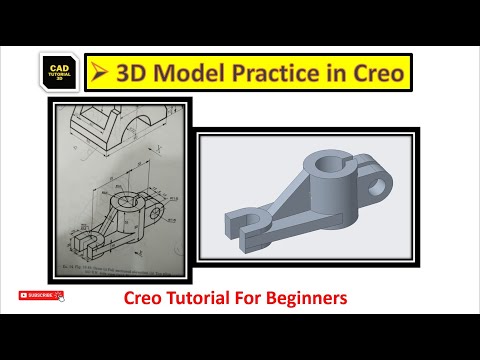 Creo Modeling Exercises Tutorial for Beginners | Creo Practice Exercises - 9