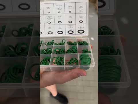 Набор уплотнительных колец маслобензостойких NBR 279 шт. (зеленые) - фото 1 - id-p2153305213