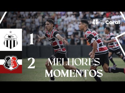 TV Coral - Melhores momentos - Central 1x2 Santa Cruz - Série D 2025