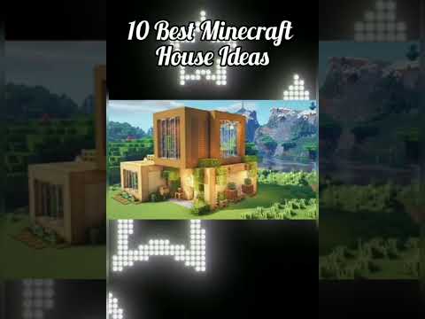 10 Best Minecraft House Ideas #shorts