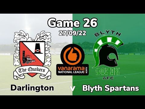 2022/2023 game 26 - Darlington v Blyth Spartans 27/09/22