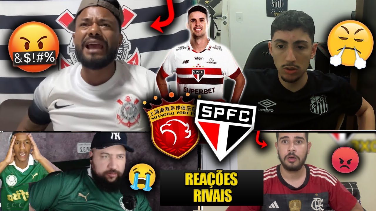 REAÇÕES dos RIVAIS com OSCAR no SÃO PAULO em 2025 [REACT MERCADO DA BOLA]