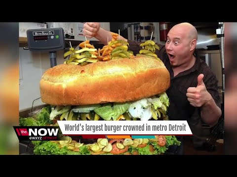 World's largest burger crowned in metro Detroit