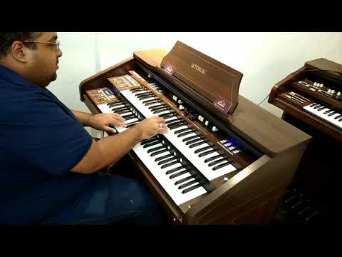 ORGÃO ELETRÔNICO TOKAI T-1 LITÚRGICO C/ SONS MIDI - Hino 454 H5 CCB - TECLASOM