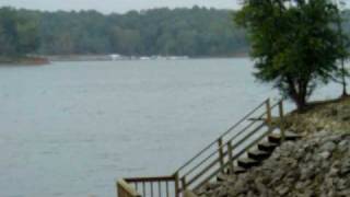 preview picture of video 'Raccoon Lake Indiana, South west side, Sept. rainy day, boating'