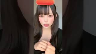 【TikTok】おおきな〇〇黒髪ツインテール女子