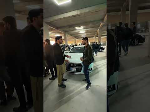 Luxury Audi A4 parked in Faisalabad Car Mela!