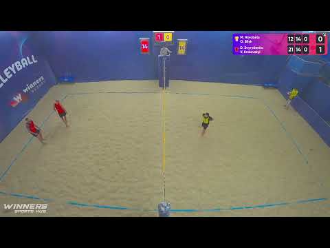 11:40 M. Horobets / O. Bilyk - D. Svyrydenko / V. Kraievskyi 31.03.2023 | Winners Beach Volleyball