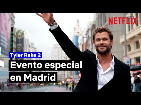 CHRIS HEMSWORTH conquista MADRID | Tyler Rake 2 | Netflix España