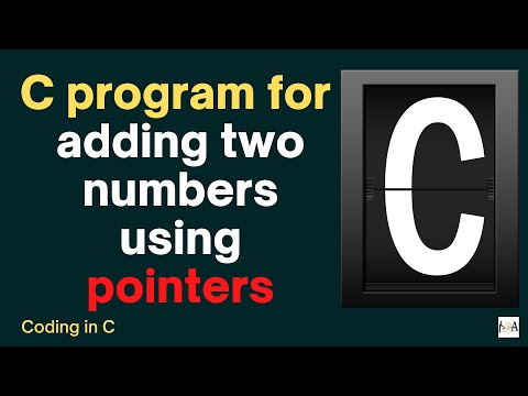 Code In C | C Program for adding two numbers using pointers | Programming In C Language