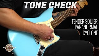 Video thumbnail for TONE CHECK: Squier Paranormal Cyclone Guitar Demo | No Talking by Cream City Music
