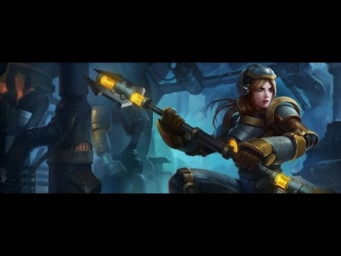 Steel legion Lux Skin Spotlight league of legends