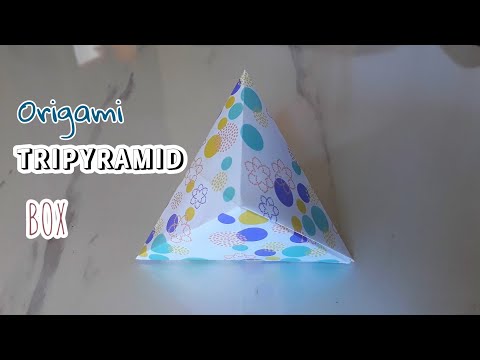 Origami Tripyramid Box - Fun & Easy Origami
