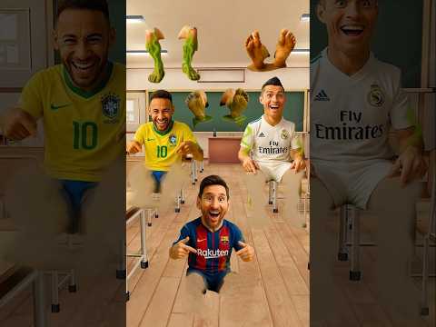 Ronaldo, Messi & Neymar Joins New School Contest 🏫⚽