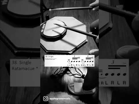 Single Ratamacue. #rudiments #practicewithme #practicemakesprogress #workinprogess