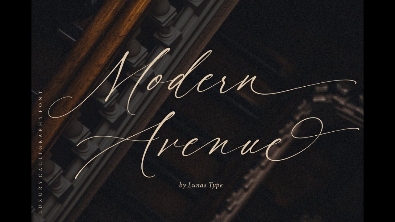 Modern Avenue Font Download