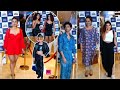 डीप क्लीवेज ड्रेस में Roshni Walia के ग्लैमरस 