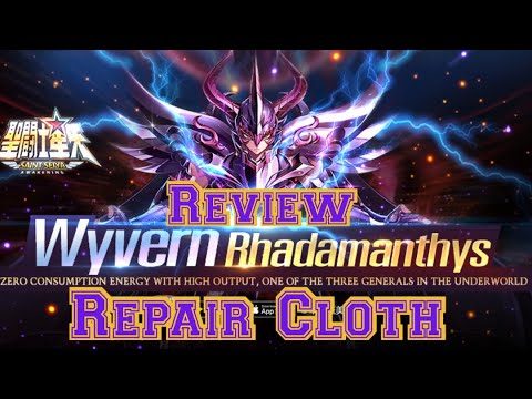REVIEW RHADAMANTHYS REPAIR CLOTH | Saint Seiya: Awakening