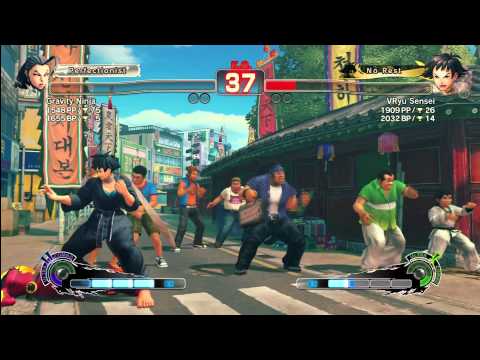 SSF4 AE [RO] Gravity Ninja vs VRyu Sensei [Mak]