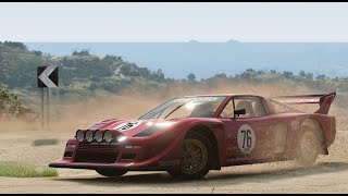 Group B Bolide?!? - BeamNG.drive - Rally Italia - Stage 13 (early test)