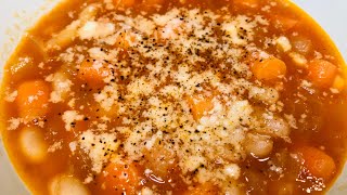 Tuscan White Bean & Carrot Soup