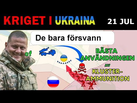 21 Jul: MASSANVÄNDNING: Klusterammunition FÖRINTAR RYSKA FÖRSTÄRKNINGAR | Kriget i Ukraina förklaras