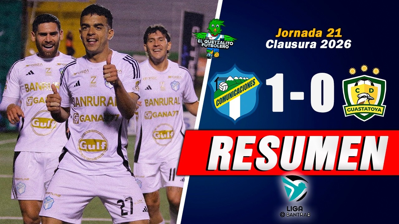 Comunicaciones vs Deportivo Guastatoya Highlights