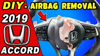 DIY 2018 - 2019 - 2020 - 2021 - 2022 Honda Accord Steering Airbag Removal / Replacement