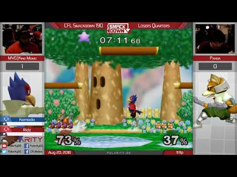 CFL Smackdown 190 Melee - MVG King Momo (Falco) vs Panda (Fox) - Losers Quarters