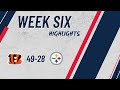 2023 Week 6: Bengals vs. Steelers