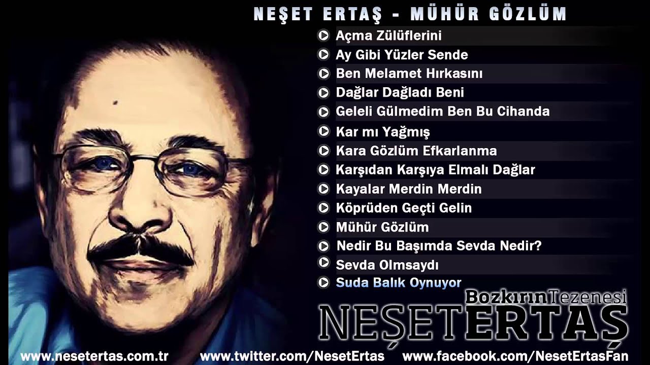 Neşet Ertaş - Suda Balık Oynuyor - Piyano, gitar, bağlama, melodika, flüt, org Notası - YouTube