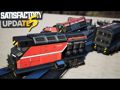 Satisfactory UPDATE 5 Reveal Trailer Reaction!