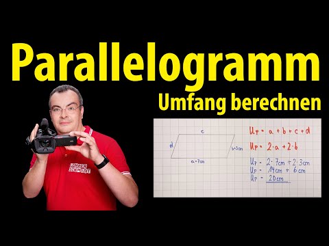 Parallelogram - Calculate perimeter | Lehrerschmidt