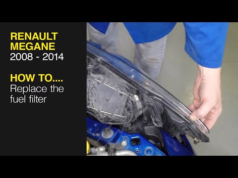 How to Replace the fuel filter on the Renault Megane 2008 to 2014