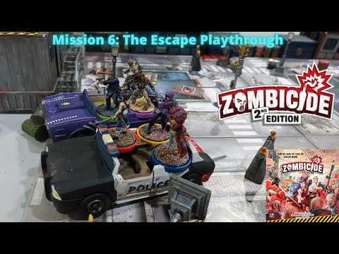 Cmon Games Zombicide 2 Edition Mission 6: The Escape Playthrough