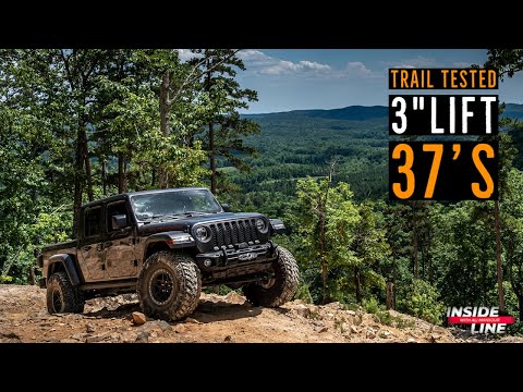 Jeep Gladiator Rubicon 3-inch JKS Suspension Lift Install & Review | Inside Line