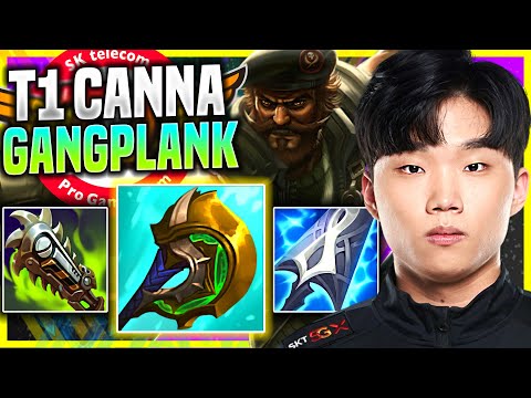 CANNA IS READY FOR GANGPLANK! - T1 Canna Plays Gangplank Top vs Renekton! | Preseason 11