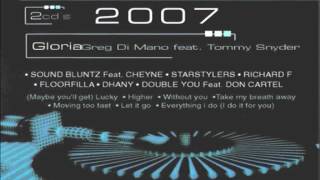 1.- Greg Di Mano Feat. Tommy Snyder - Gloria(EURODISCO 2007) CD-1